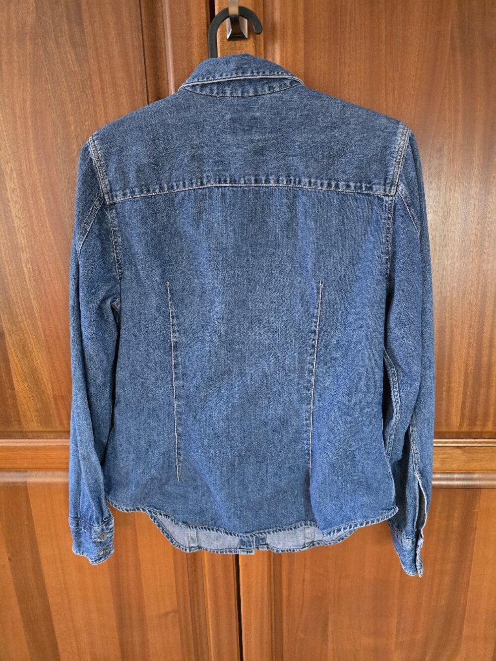 Vtg Calvin Klein Denim button up shirt womans size small - Picture 2 of 5